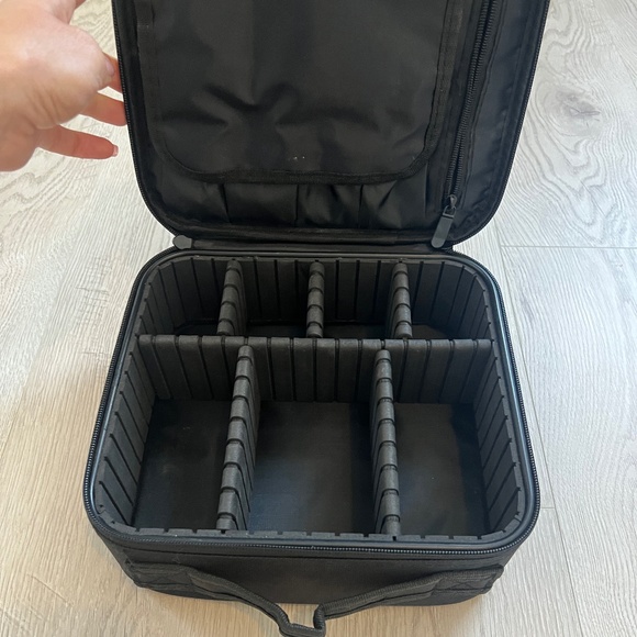 Travel Makeup Train Case Makeup Cosmetic Case Organizer Portable Storage - Picture 2 of 7